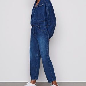 Structured Bomber Jumpsuit by Frame Small size